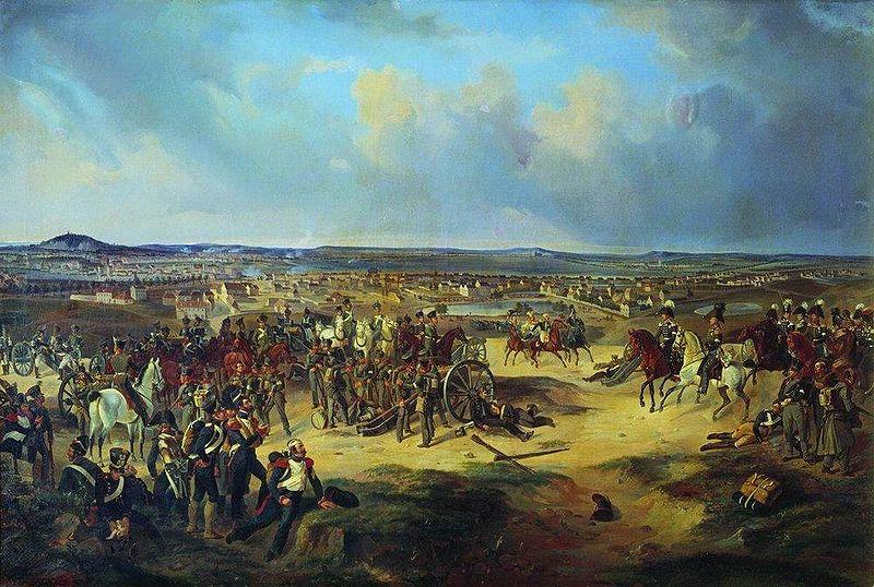 Bogdan Villevalde Battle of Paris oil painting picture